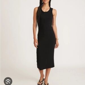Marine Layer L Lexi Rib Daytime Midi Dress